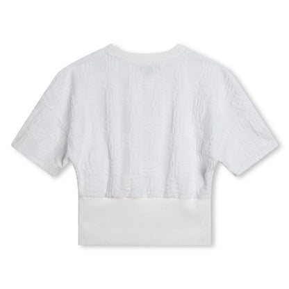 Raised Branding Short Sleeve Tee DKNY