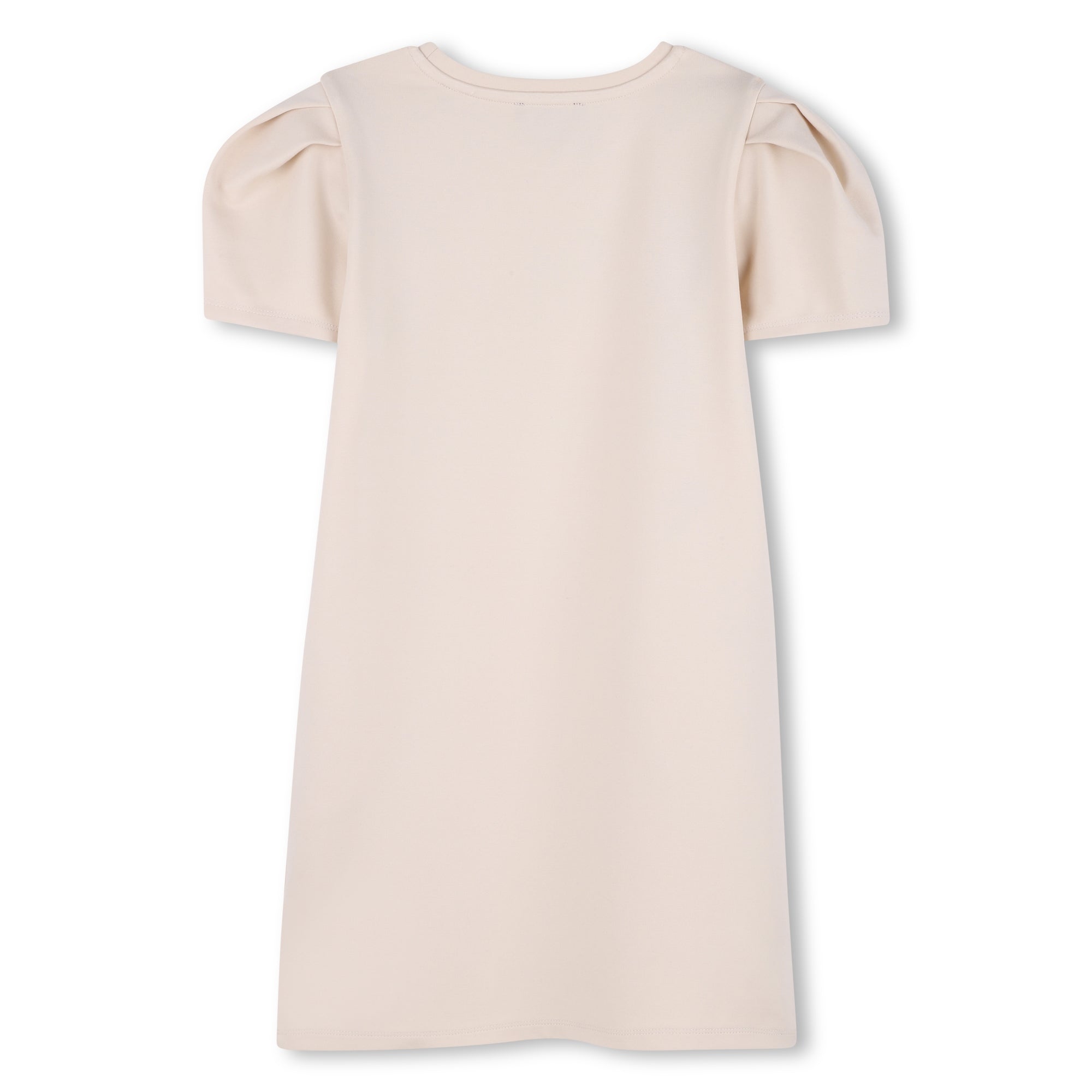 Short Sleeve Milano Dress with Printed Chest Detail DKNY