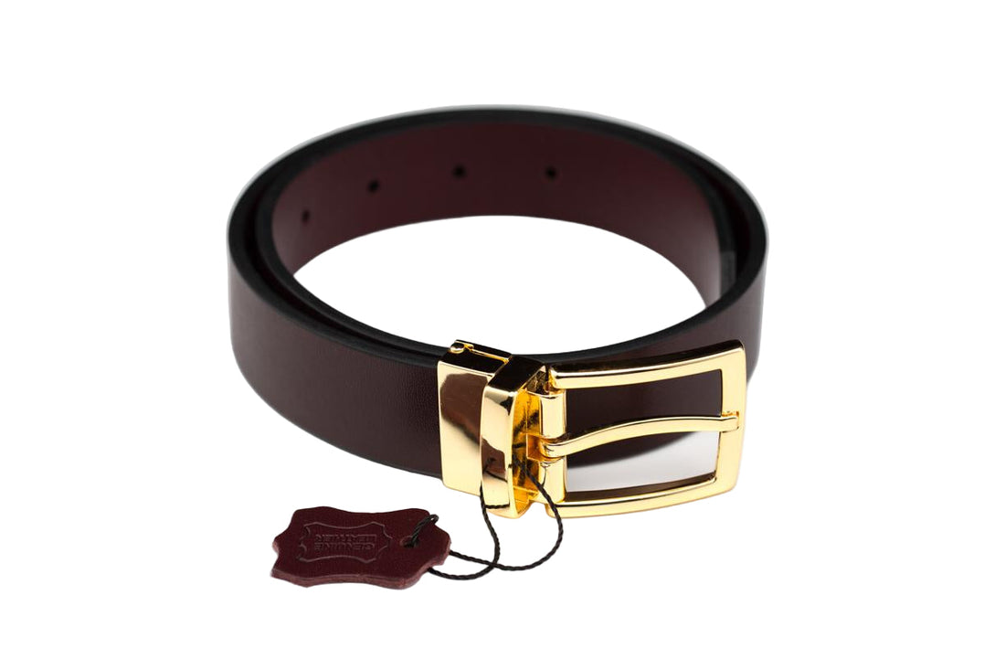 Kids Reversible Leather Belt Kiddie Couture