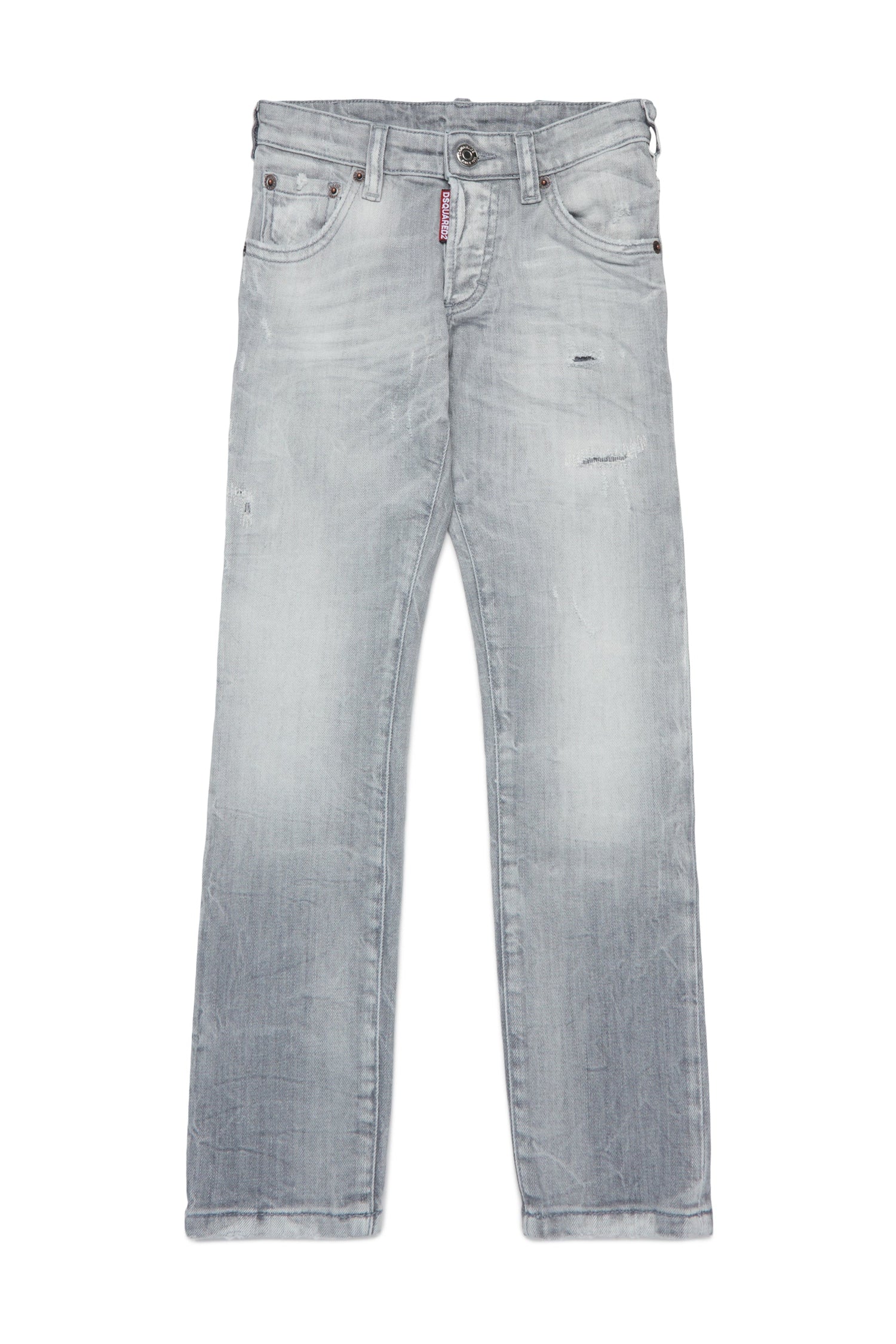 Light Wash Stretch Denim Jeans for Kids Dsquared Kid