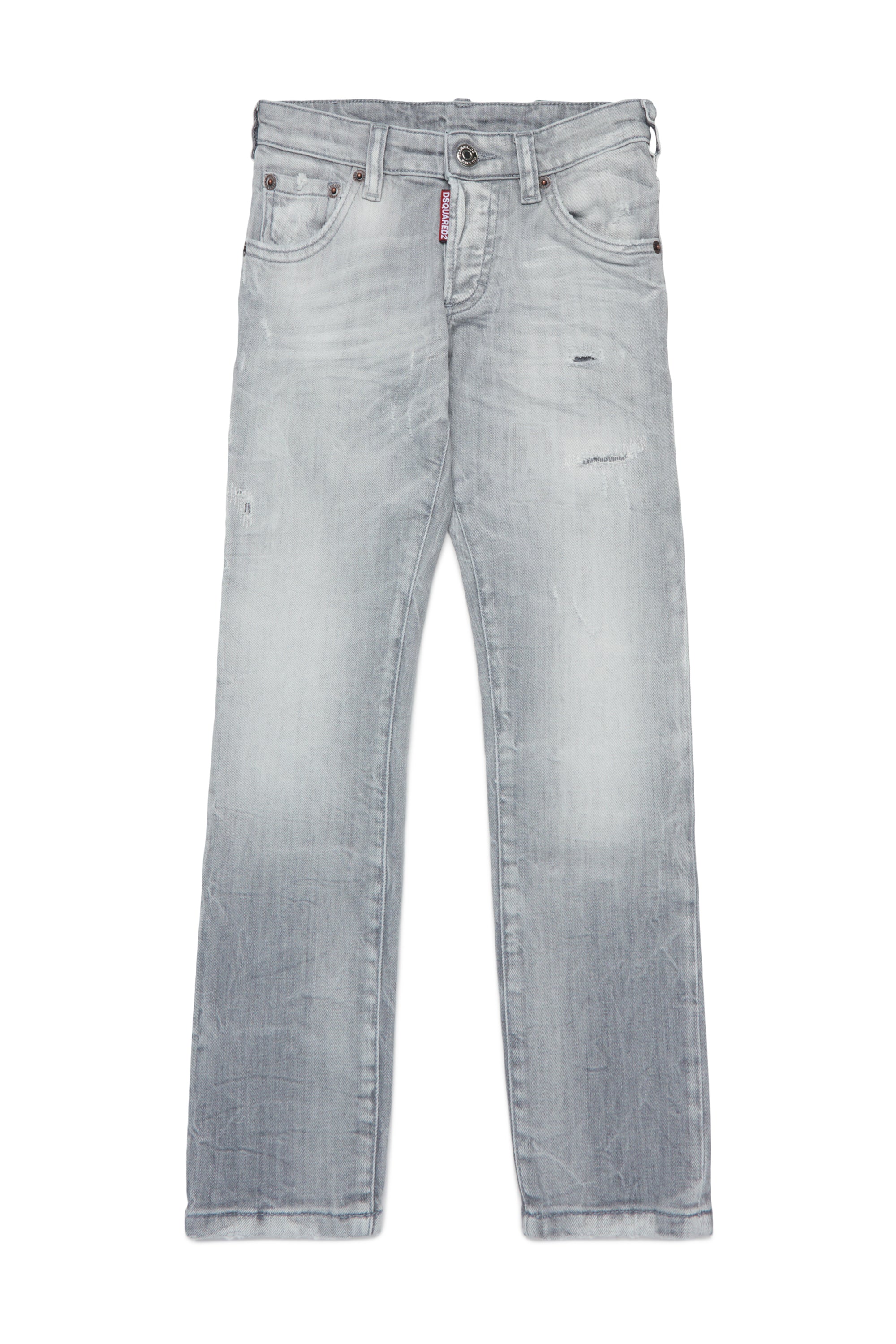 Light Wash Stretch Denim Jeans for Kids Dsquared Kid