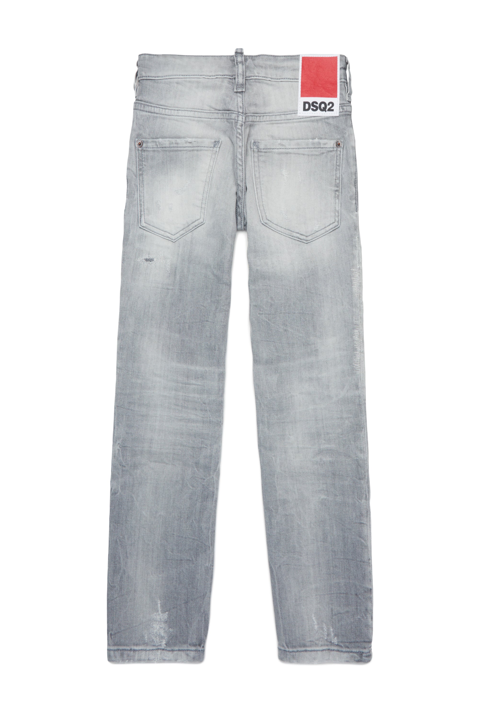 Light Wash Stretch Denim Jeans for Kids Dsquared Kid