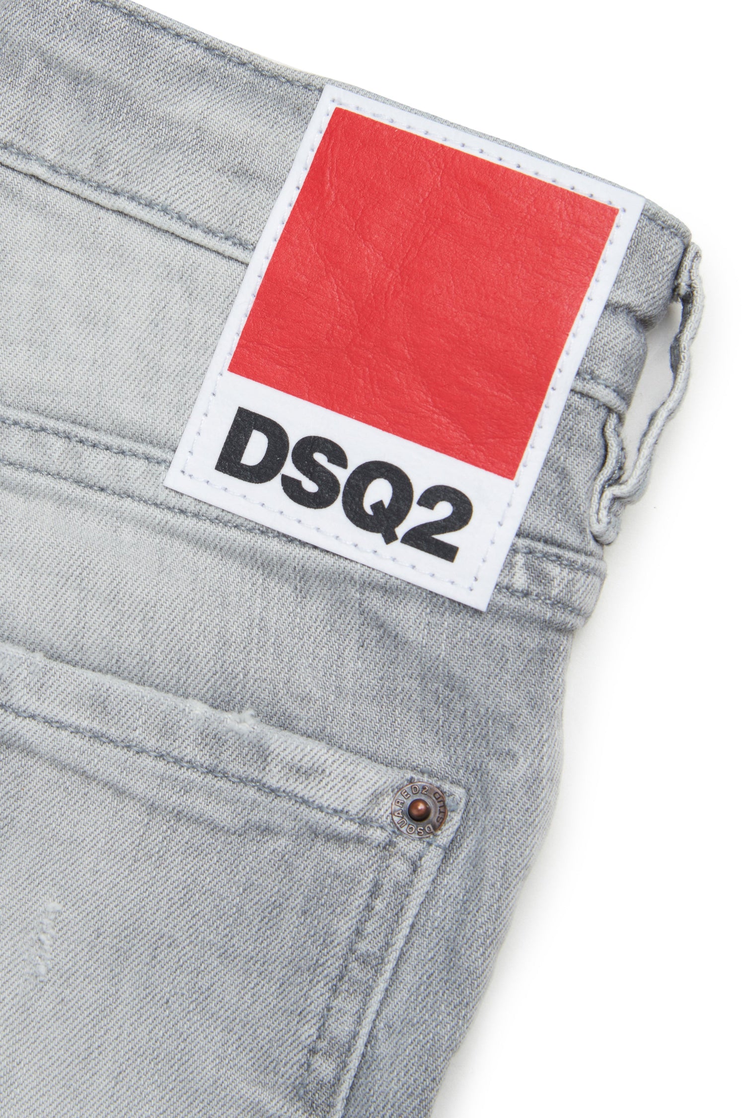 Light Wash Stretch Denim Jeans for Kids Dsquared Kid