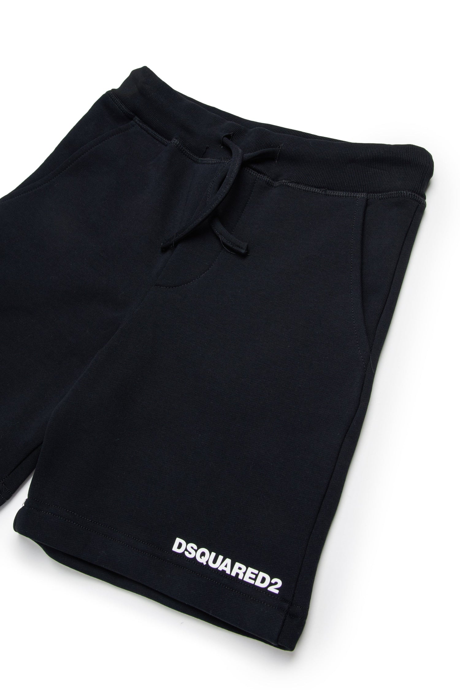 Cotton Jersey Shorts for Kids Dsquared Kid
