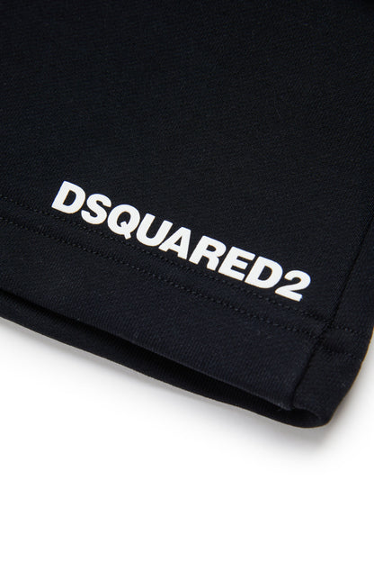 Cotton Jersey Shorts for Kids Dsquared Kid