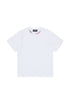 White Cotton Slouch Fit T-Shirt for Kids Dsquared Kid
