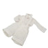 Three Piece Set in White or Ivory Linen Kiddie Couture