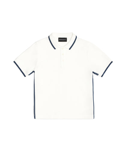 Classic Polo Shirt with Contrast Trim Emporio Armani