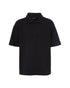 Essential Cotton Polo Shirt – Black Emporio Armani