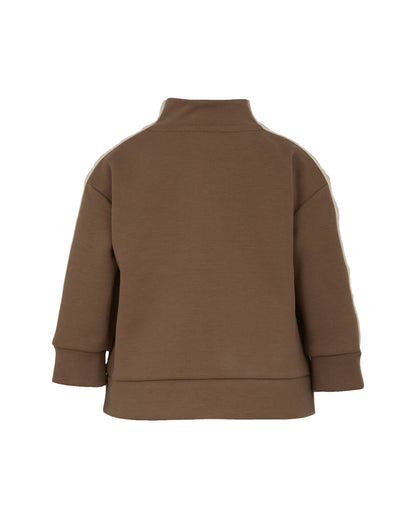 Baby Zip-Up Tracksuit in Chocolate Emporio Armani