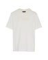 Kids Cotton T Shirt with Logo, White Emporio Armani