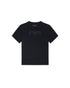 Kids Cotton T Shirt with Logo Detail, Navy Emporio Armani