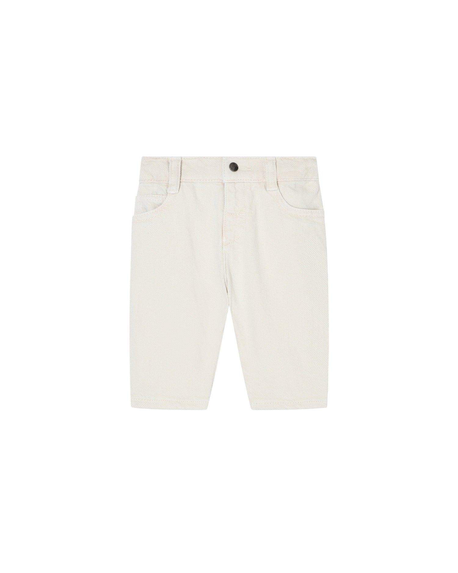 Cotton Drill Five-Pocket Jeans with Elasticated Back Waist Emporio Armani