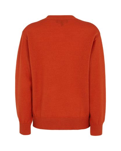 Embossed Rib-Knit Crew Sweater Emporio Armani