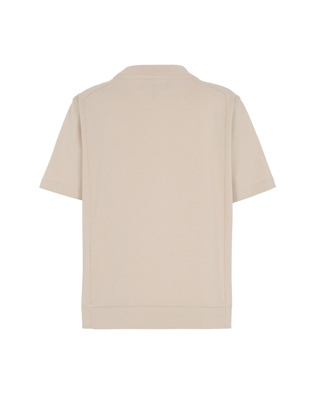 Comfort-Fit Cotton Jersey T-Shirt with Eagle Logo Emporio Armani