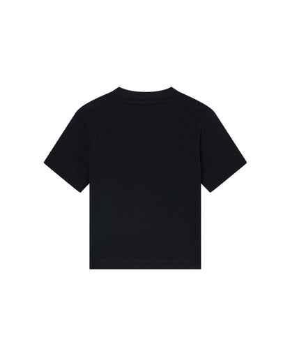 Comfort-Fit Cotton Jersey T-Shirt with Eagle Logo Emporio Armani