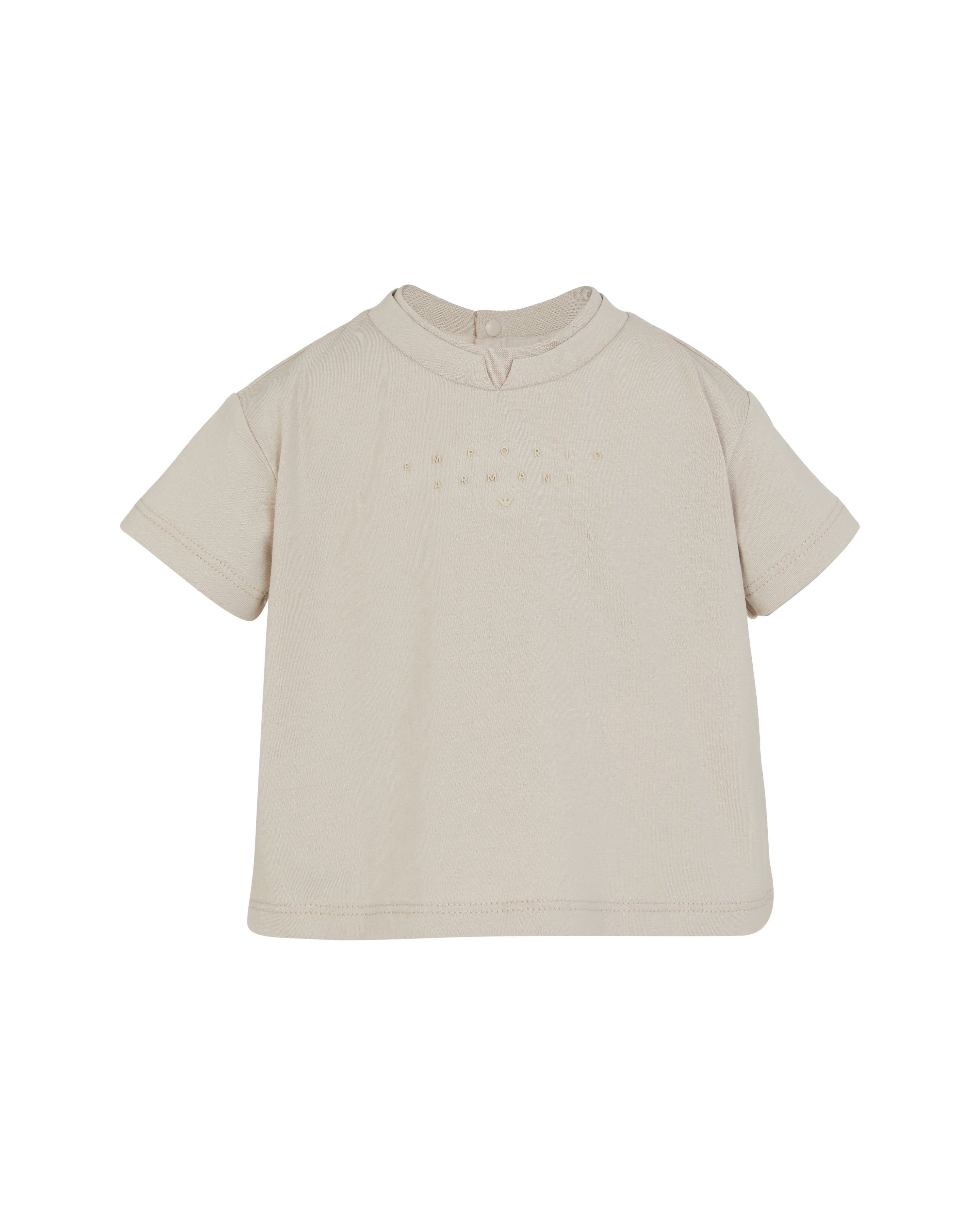 Studded Logo Tee &amp; Herringbone-Trim Shorts Set Emporio Armani