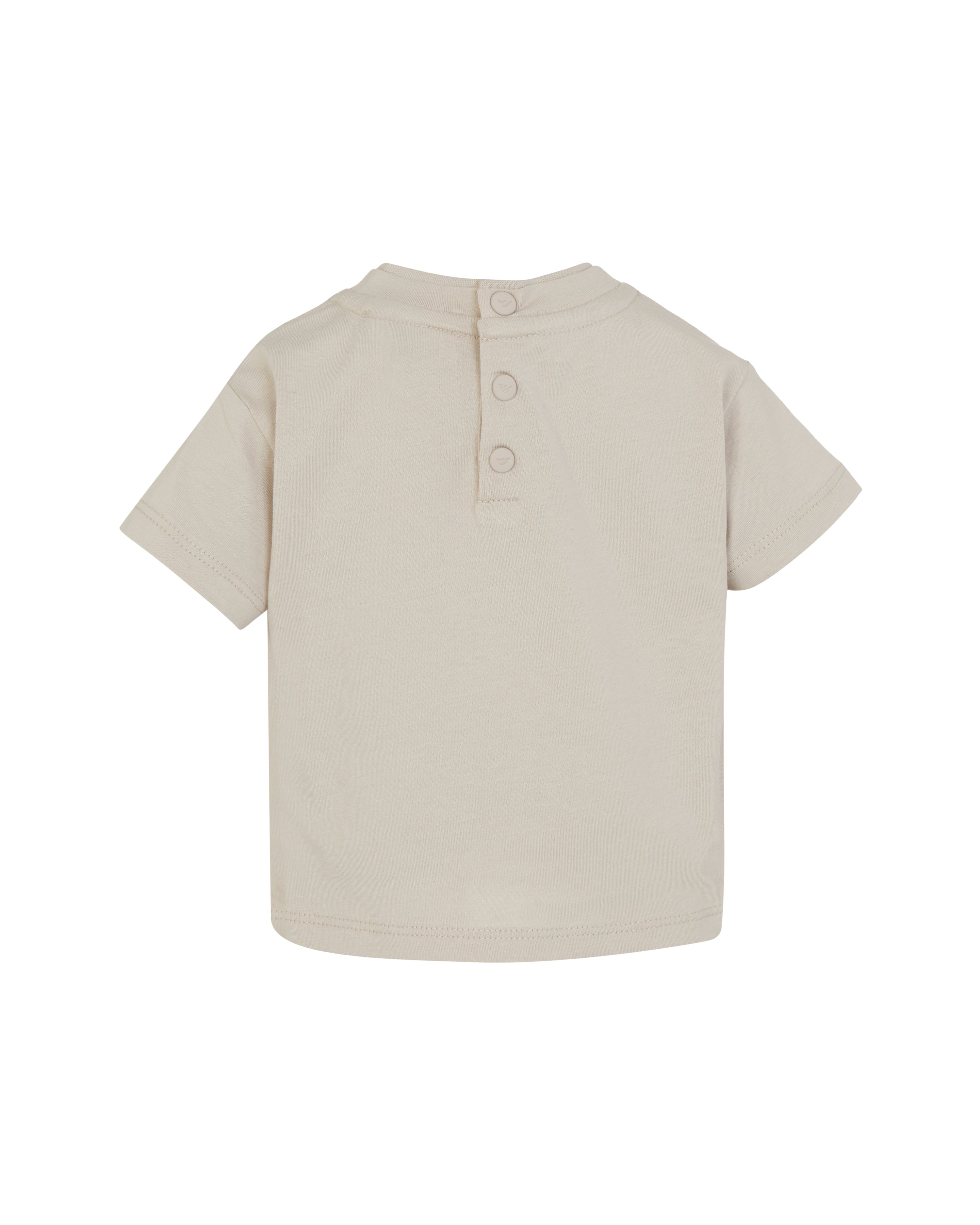 Studded Logo Tee &amp; Herringbone-Trim Shorts Set Emporio Armani
