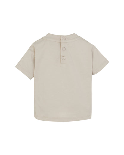 Studded Logo Tee &amp; Herringbone-Trim Shorts Set Emporio Armani