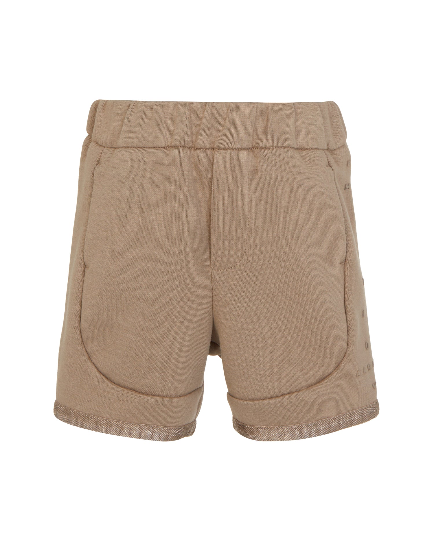Studded Logo Tee &amp; Herringbone-Trim Shorts Set Emporio Armani