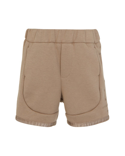 Studded Logo Tee &amp; Herringbone-Trim Shorts Set Emporio Armani