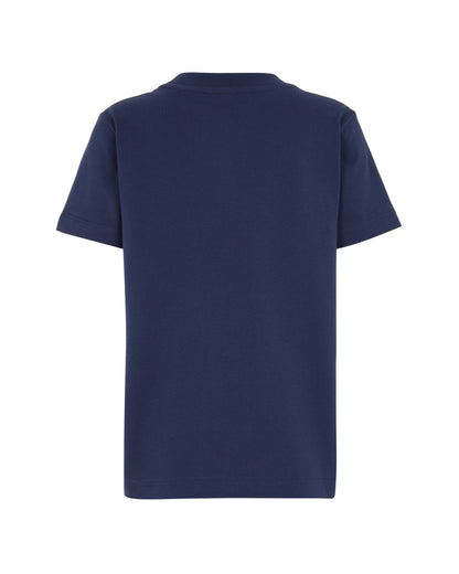 Three-Pack Cotton Jersey T-Shirts with Contrasting Logo Print Emporio Armani