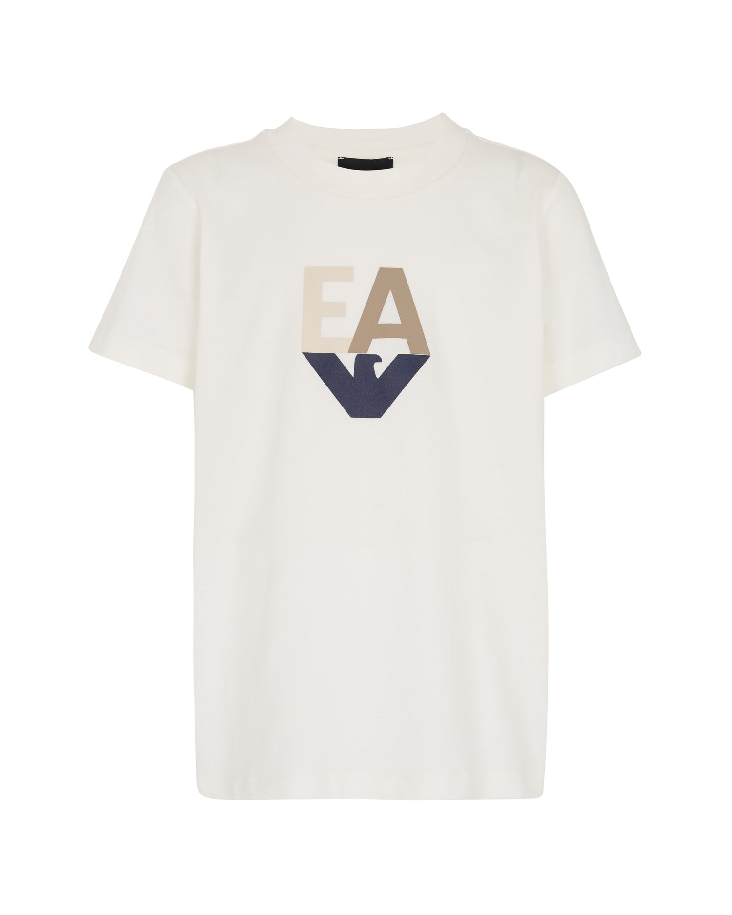 Three-Pack Cotton Jersey T-Shirts with Contrasting Logo Print Emporio Armani