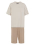 Studded Pocket Tee & Pull-On Shorts Set Emporio Armani