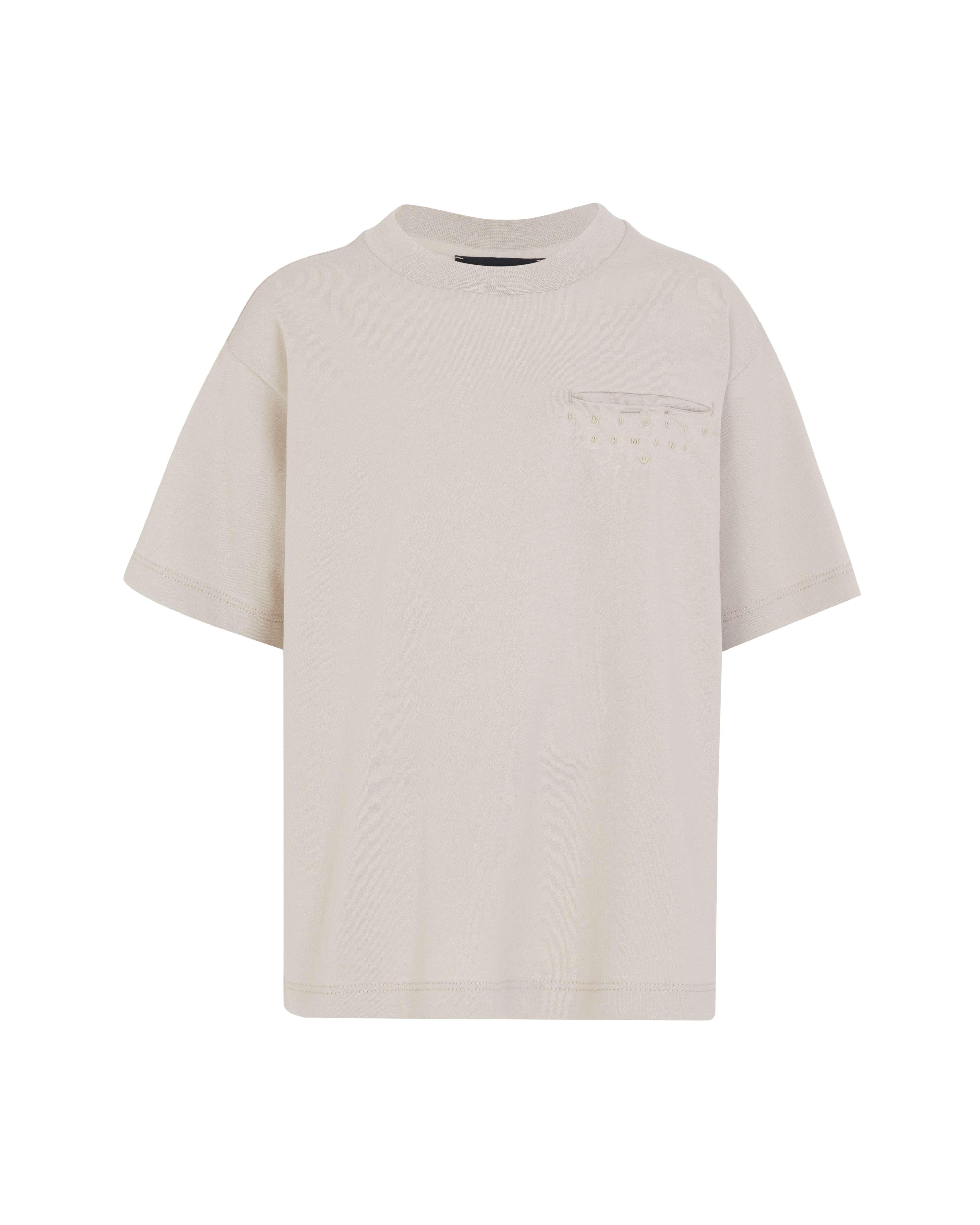 Studded Pocket Tee &amp; Pull-On Shorts Set Emporio Armani