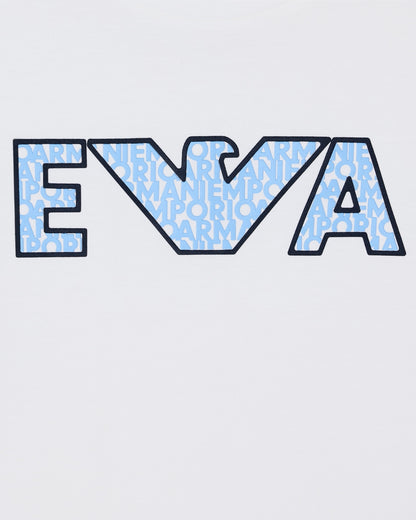 Jersey T-Shirt With Logo Embroidery Schoolsoutdesignerkidswear