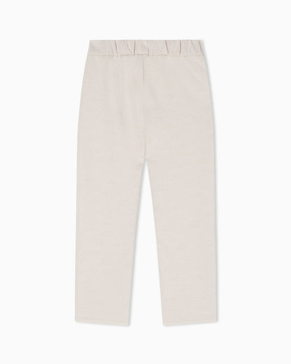 Double Jersey Jacquard Comfort-Fit Trouser Schoolsoutdesignerkidswear