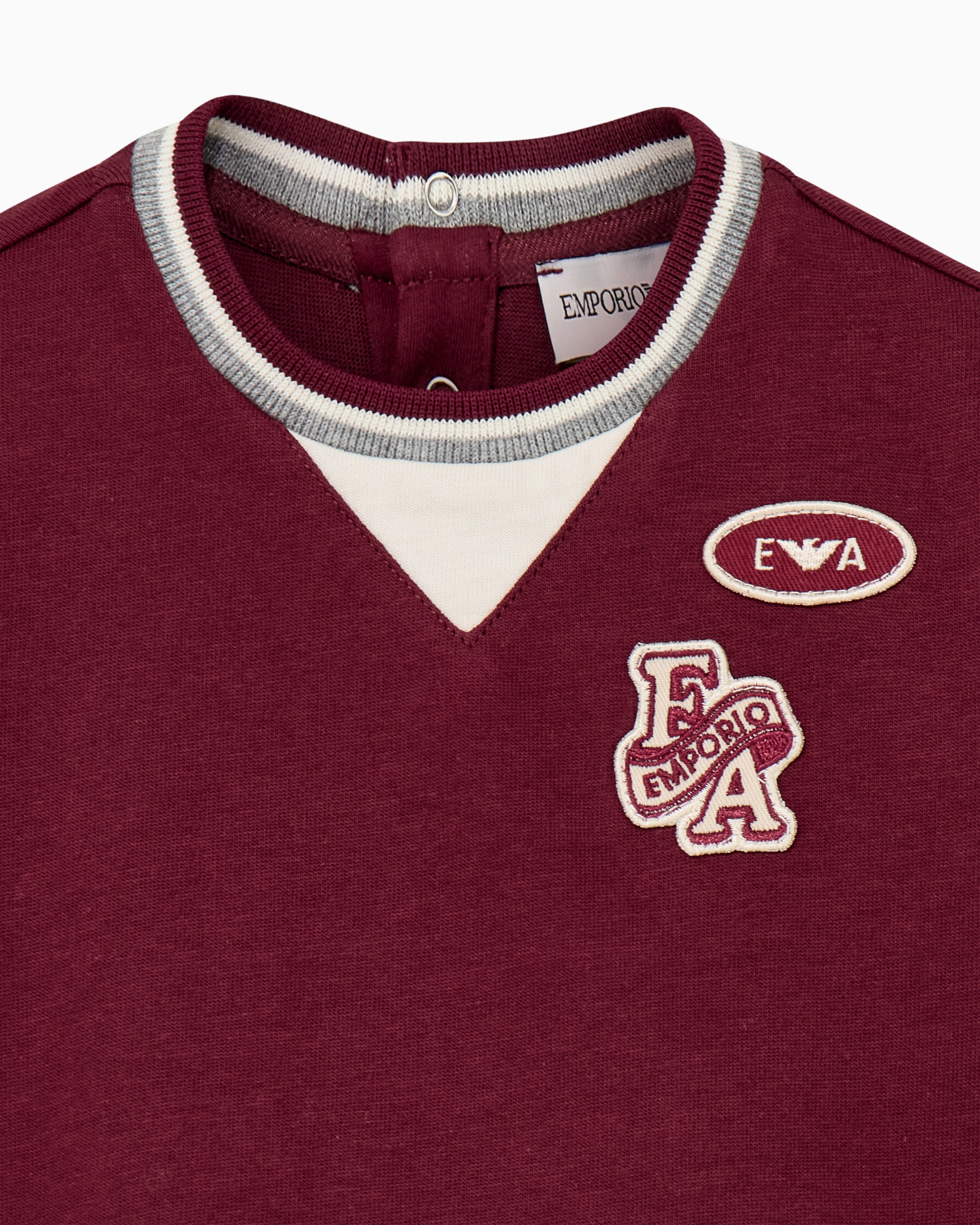 Emporio Armani T-Shirt - Maroon Banner