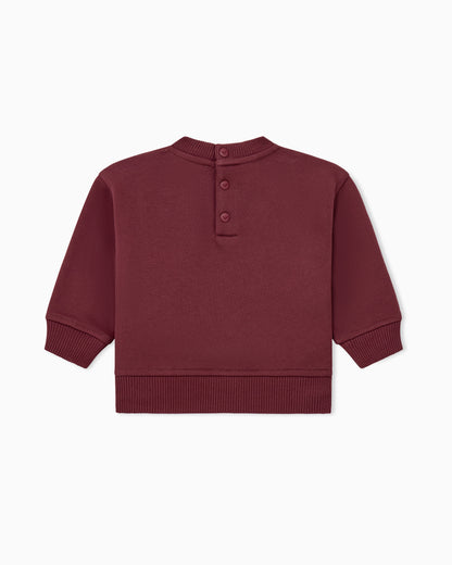 Emporio Armani Sweatshirt - Maroon Banner