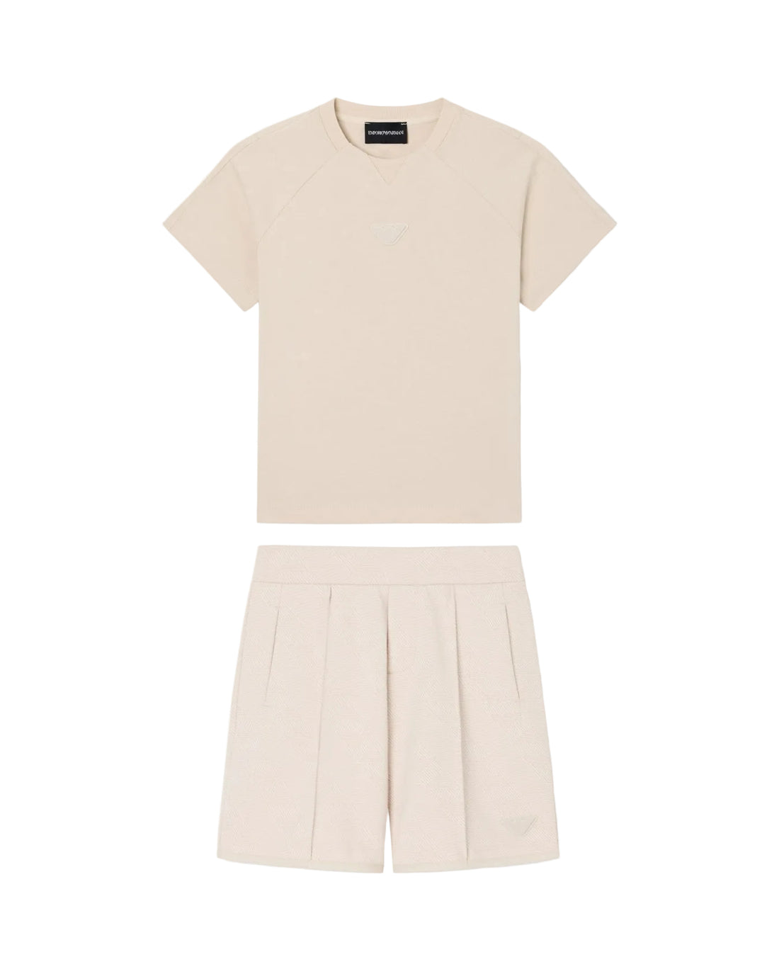 Jersey T-Shirt And Bermuda Shorts Set Schoolsoutdesignerkidswear