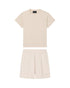 Jersey T-Shirt And Bermuda Shorts Set Schoolsoutdesignerkidswear
