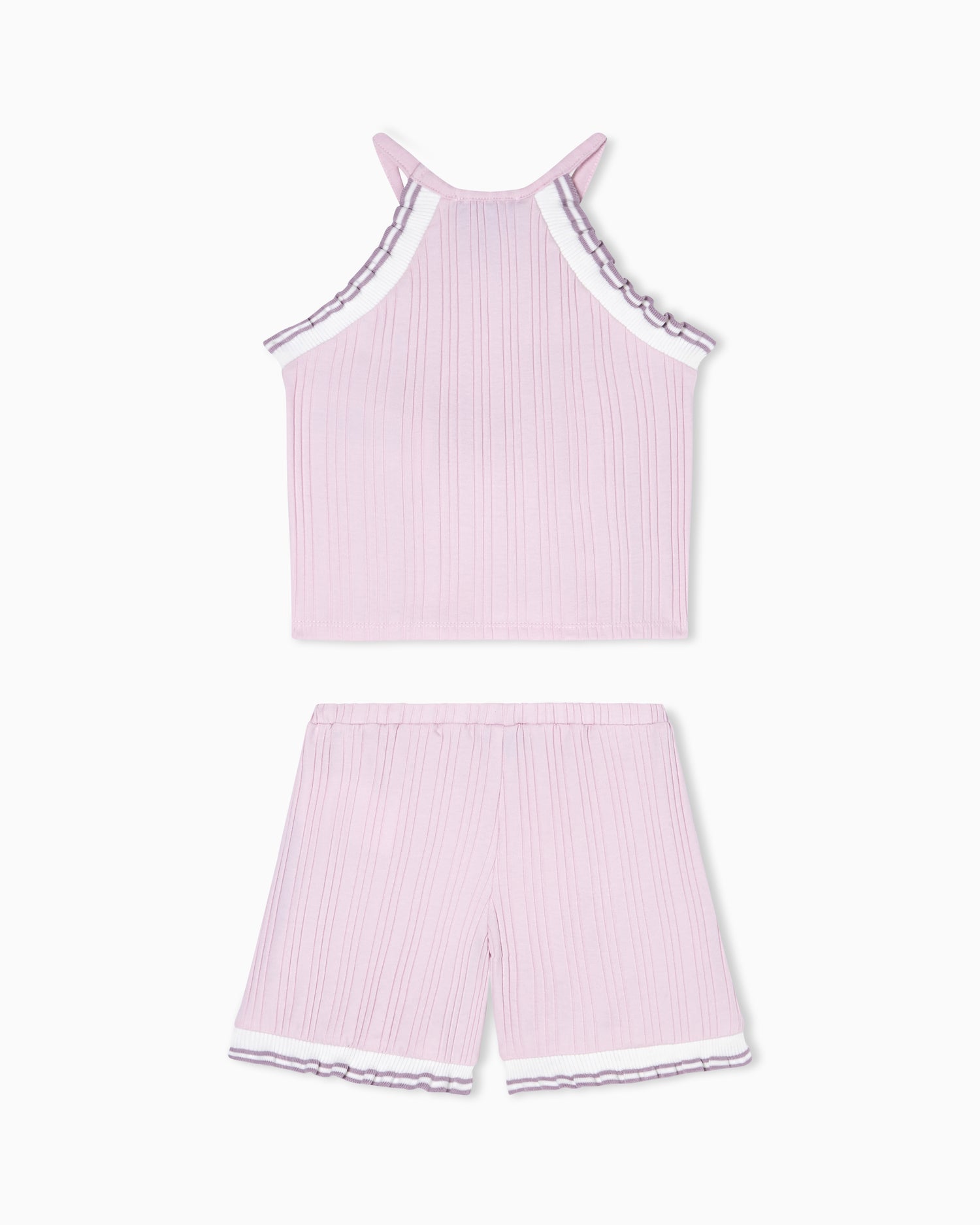 Emporio Armani Kids Set in Light Lilac Emporio Armani