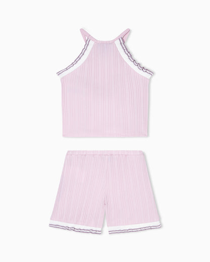 Emporio Armani Kids Set in Light Lilac Emporio Armani