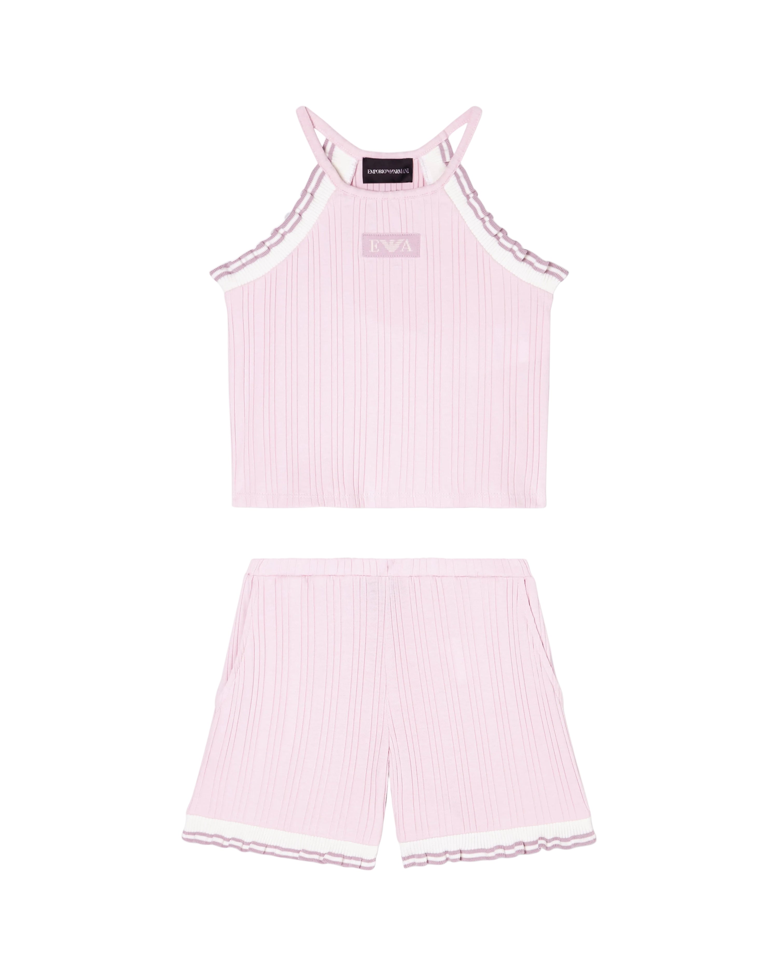 Emporio Armani Kids Set in Light Lilac Emporio Armani