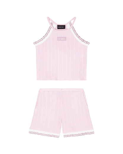 Emporio Armani Kids Set in Light Lilac Emporio Armani