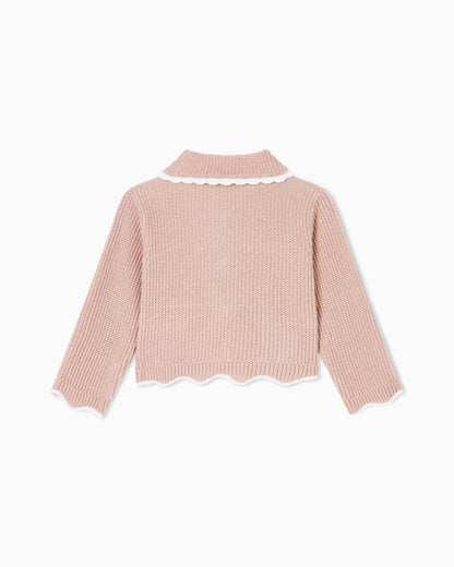 Scalloped Edge Cardigan Emporio Armani