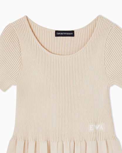 Rib- Knit Dress Schoolsoutdesignerkidswear