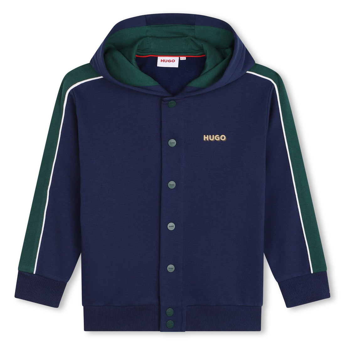 Hooded Fleece Cardigan Hugo