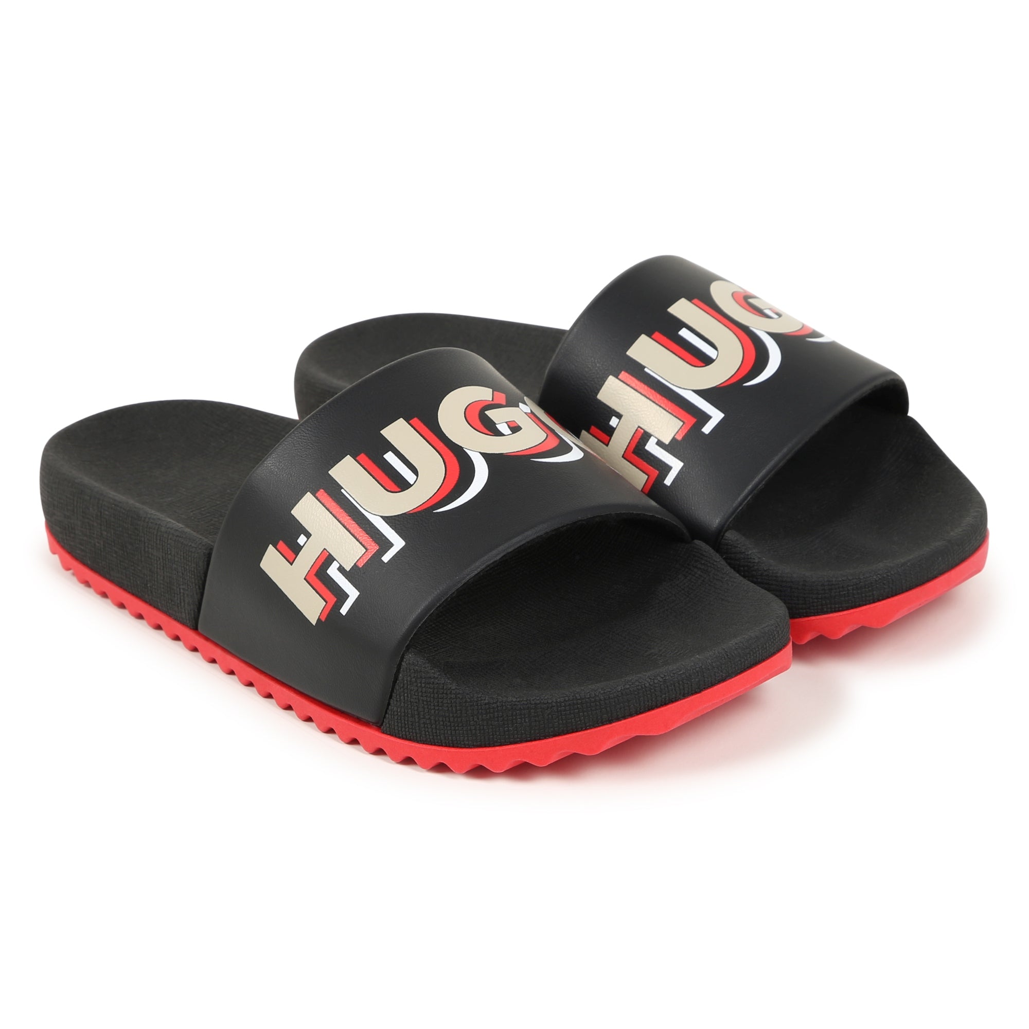 Aqua Slides with Print Hugo