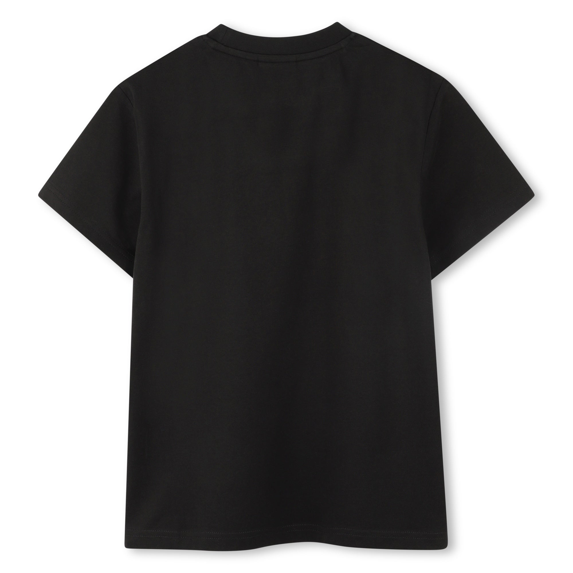 Short Sleeves Tee-Shirt with Bold Chest Print Hugo