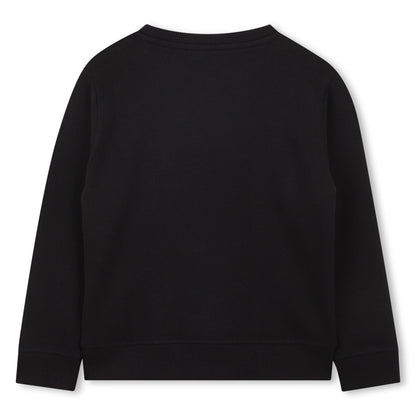 Sweatshirt with Embossed Logo Hugo