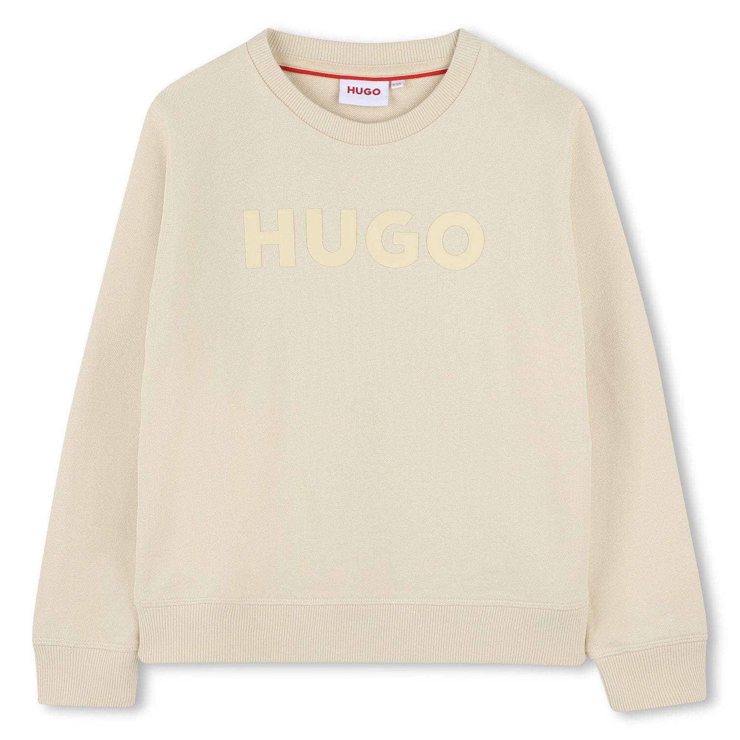 Sweatshirt with Embossed Logo Hugo