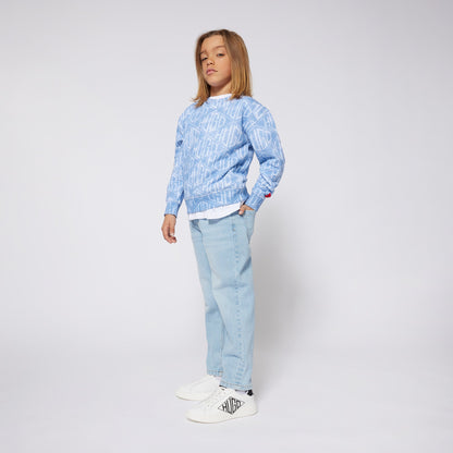 All-Over Logo Print Sweatshirt Hugo