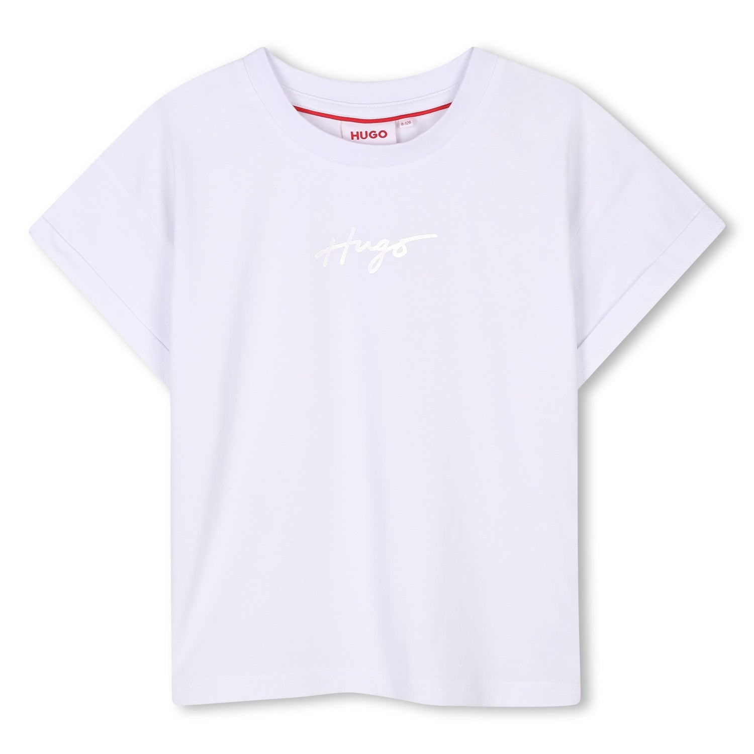 Minimalist Logo Short-Sleeve T-Shirt for Kids Hugo