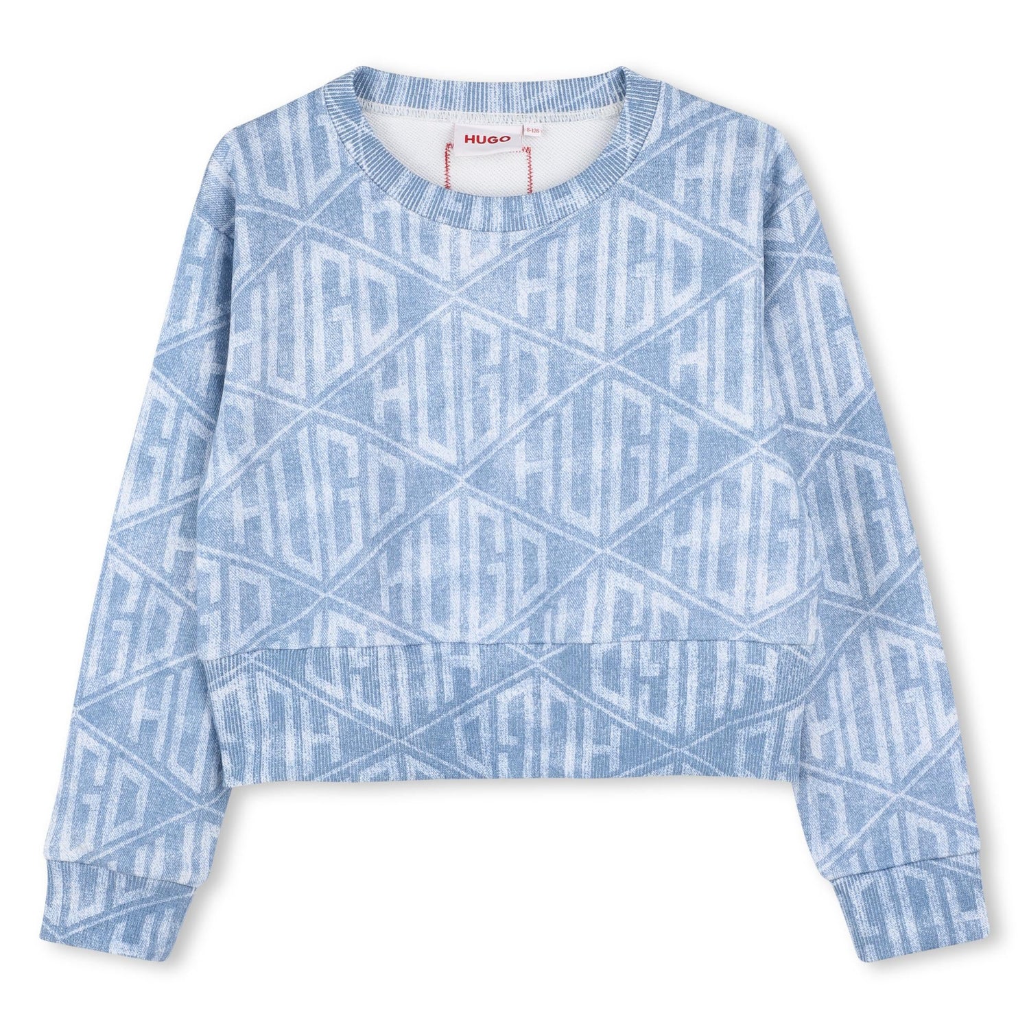 All-Over Monogram Sweatshirt for Kids Hugo