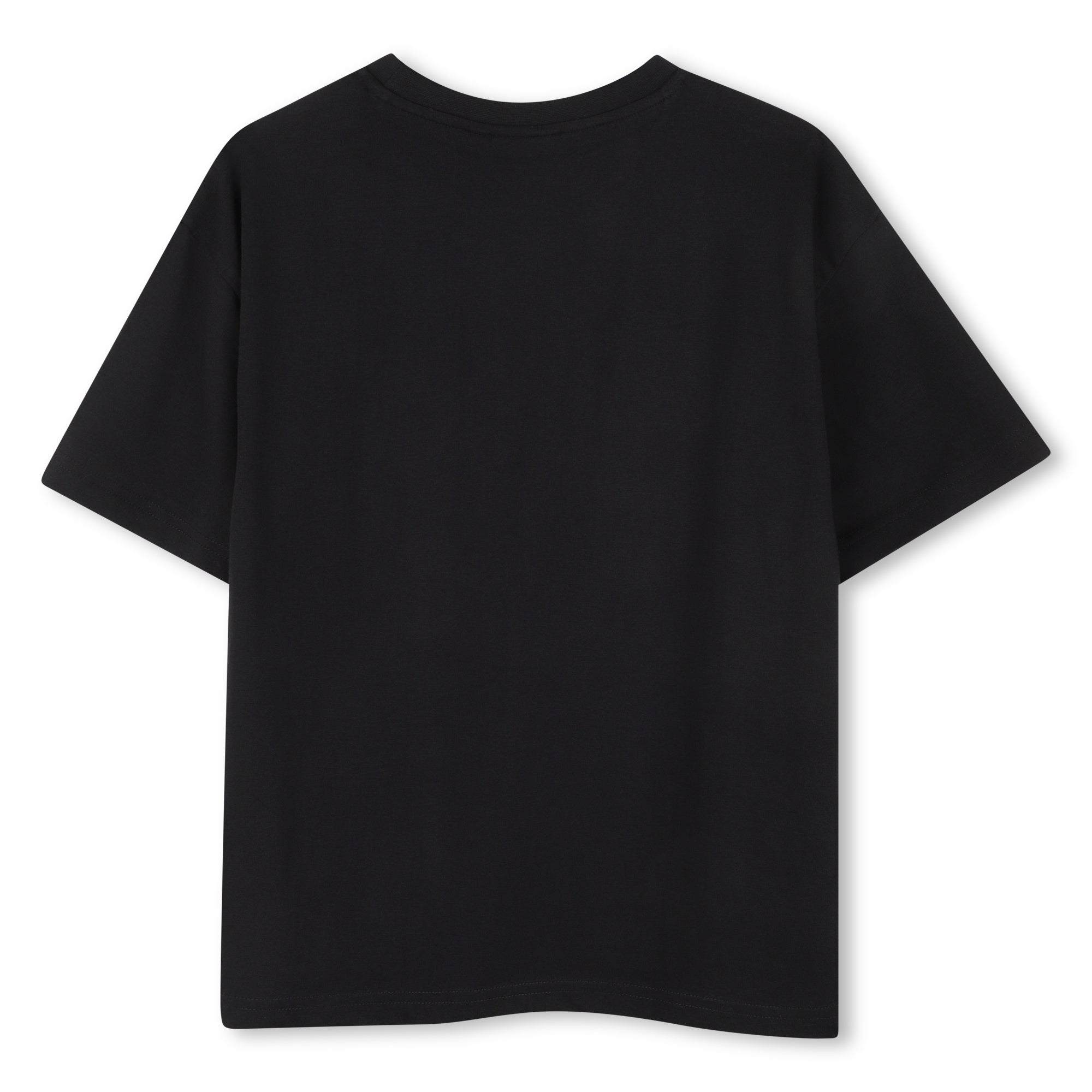 Organic Cotton Short Sleeve T-Shirt with Small High-Density Logo Hugo